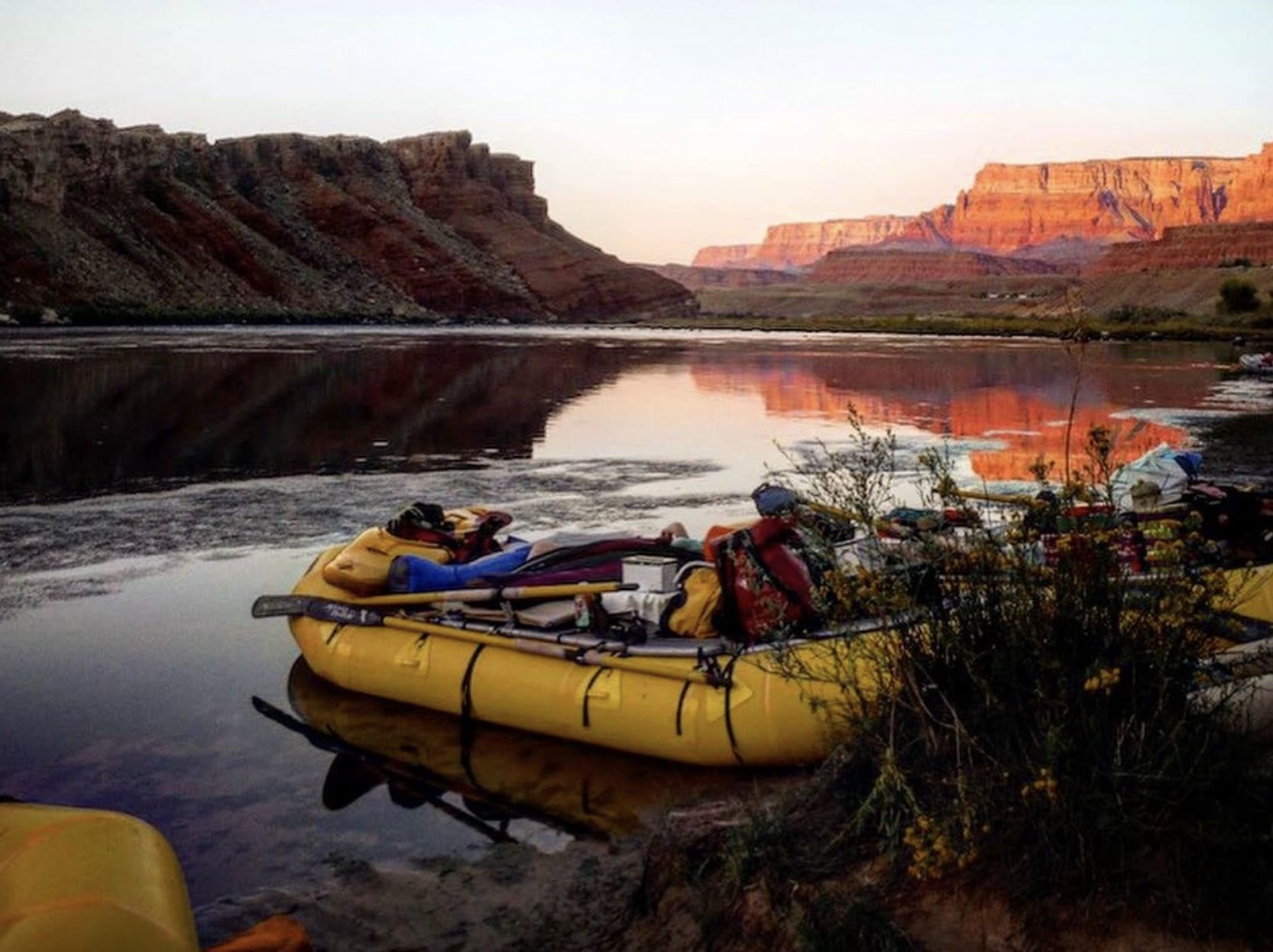 A non-commercial river trip in Grand Canyon National Park.